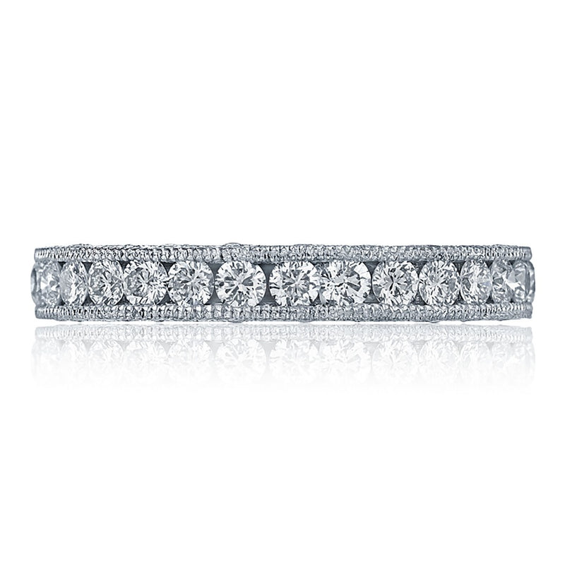 Channel Set Wedding Band