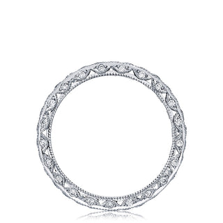 Channel Set Wedding Band