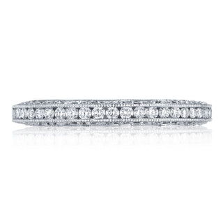 Channel Set Wedding Band