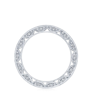 Channel Set Wedding Band