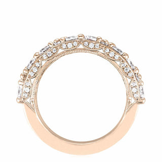 East West Marquise and Pear Mosaic Band
