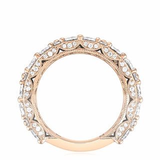 East West Marquise and Pear Mosaic Band
