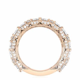 East West Marquise and Pear Mosaic Band
