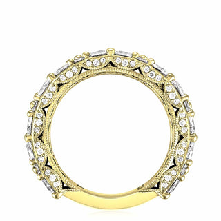 East West Marquise and Pear Mosaic Band