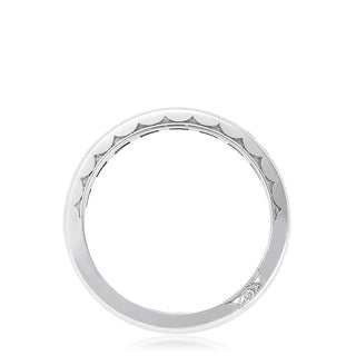 Channel Set Wedding Band