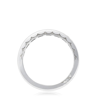 Channel Set Wedding Band