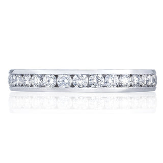 Channel Set Wedding Band