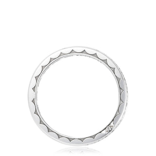 Channel Set Wedding Band