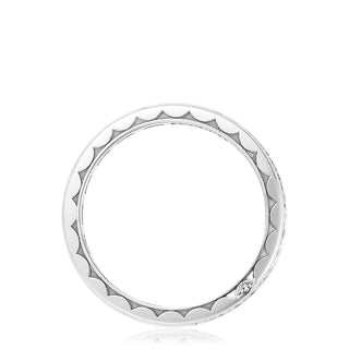 Channel Set Wedding Band