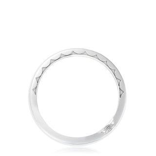 Channel Set Wedding Band