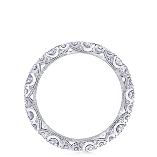 Marquise Shape Design Detail Wedding Band