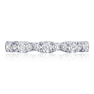 Marquise Shape Design Detail Wedding Band