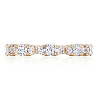 Marquise Shape Design Detail Wedding Band
