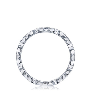 Marquise and Round Design Wedding Band