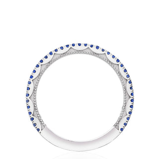 Crescent Crown Ring with Sapphire