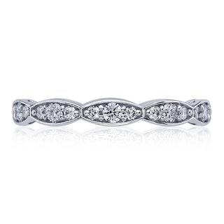 Marquise Design Wedding Band - 2.5mm