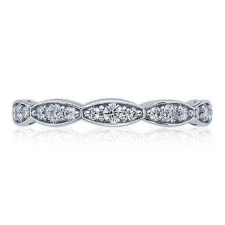 Marquise Design Wedding Band - 2.5mm