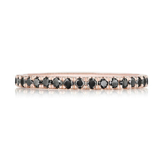 String of Black Diamonds Ring