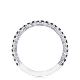 String of Black Diamonds Ring