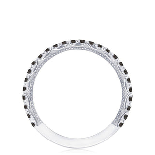 String of Black Diamonds Ring
