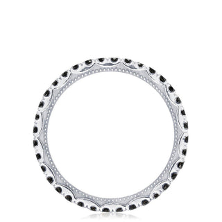 String of Black Diamonds Ring