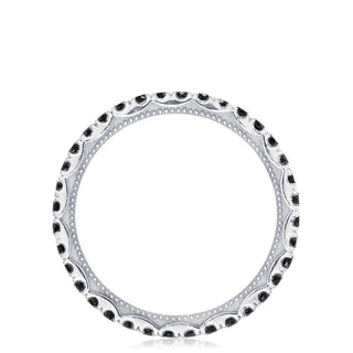 String of Black Diamonds Ring