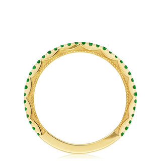 String of Emeralds Ring
