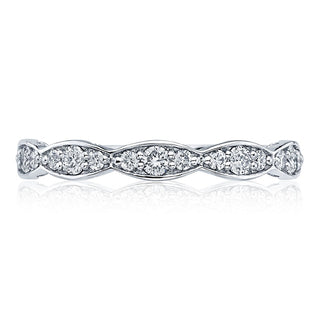 Marquise Design Wedding Band - 2.5mm