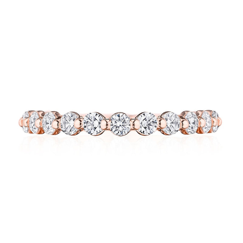 Round Diamond Wedding Band, 2.50mm