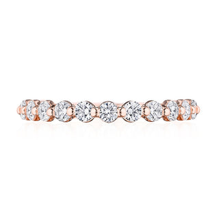 Round Diamond Wedding Band, 2.50mm in 14kt White Gold