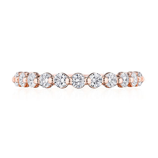 Round Diamond Wedding Band, 2.50mm in 14kt White Gold