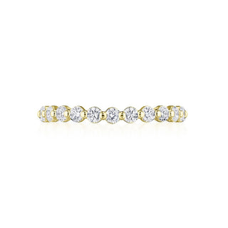 Round Diamond Wedding Band, 2.50mm in 14kt White Gold