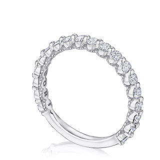 Round Diamond Wedding Band, 2mm in 14kt Yellow Gold