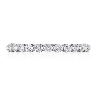 Round Diamond Wedding Band, 2mm in 14kt Yellow Gold