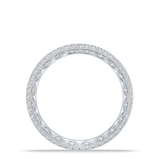 Knife Edge Wedding Band