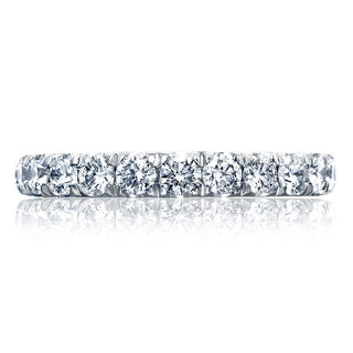 French Pavé Diamond Wedding Band