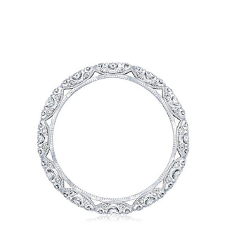 Marquise Shape Design Detail Wedding Band