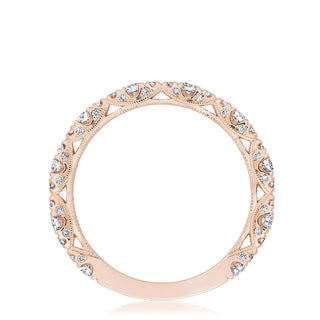 Marquise Shape Design Detail Wedding Band
