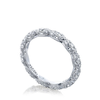 Marquise Shape Design Detail Wedding Band