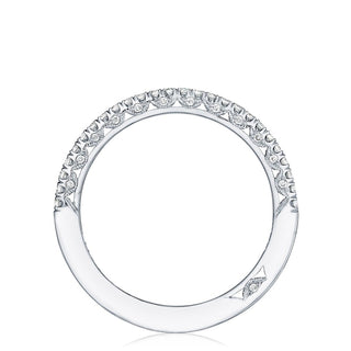 French Pavé Diamond Wedding Band - 1.5mm