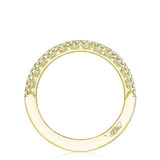 French Pavé Diamond Wedding Band - 1.5mm