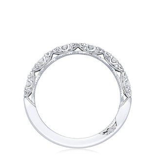 Marquise Shape Design Detail Wedding Band