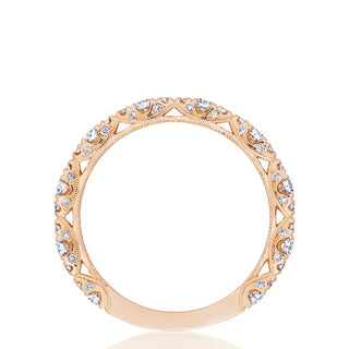 Marquise Shape Design Detail Wedding Band