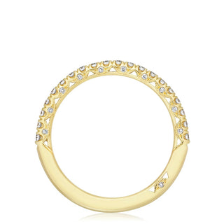 French Pavé Diamond Wedding Band - 2mm