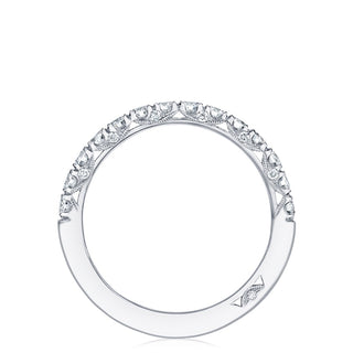 French Pavé Diamond Wedding Band - 2.5mm