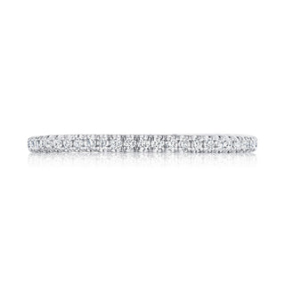 French Pavé Diamond Wedding Band - 1.5mm