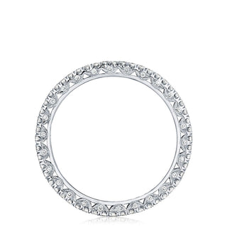 French Pavé Diamond Wedding Band - 1.5mm