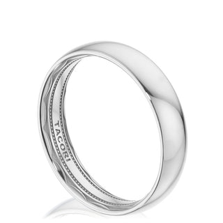 Classic Rounded in High Polish Finish Wedding Band