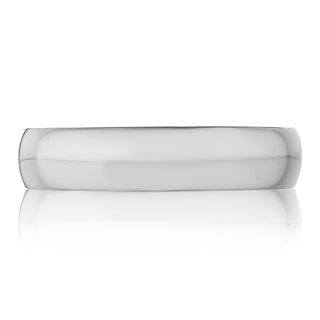 Classic Rounded in High Polish Finish Wedding Band