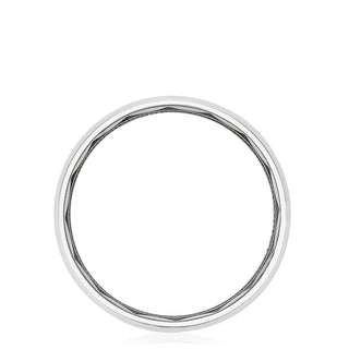 Classic Rounded in High Polish Finish Wedding Band